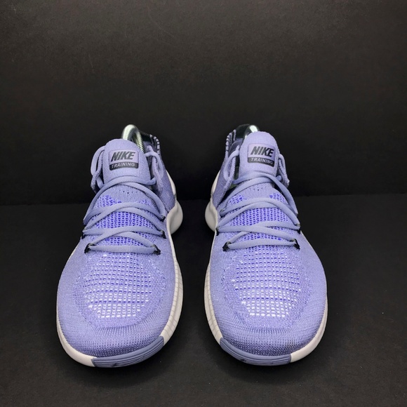 NEW Nike Free Training Flyknit 3 Purple Grey - Picture 2 of 7